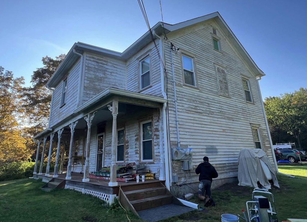 Before photo of painting project by WS Carpentry and Services