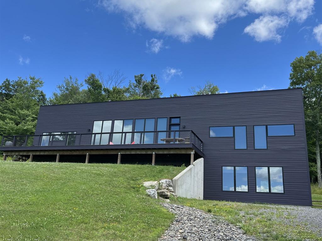 Hillsdale NY painting and staining project of a modern home before